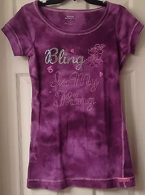 £14.54 • Buy Walt Disney World Resort, Night Gown, Bling Is My Thing, Mini Mouse,purple,M,EUC