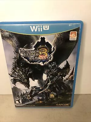 Monster Hunter 3 Ultimate Nintendo Wii U Capcom /No Manual  • $14