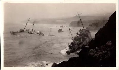 Vtg Found B&W Photo 1923 Honda Point Disaster US Navy USS Nicholas California • $6.79