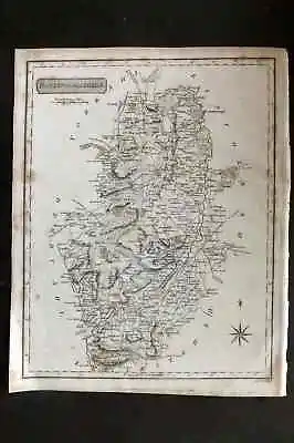 Dugdale & Neele 1819 Antique Map. Nottinghamshire • £25