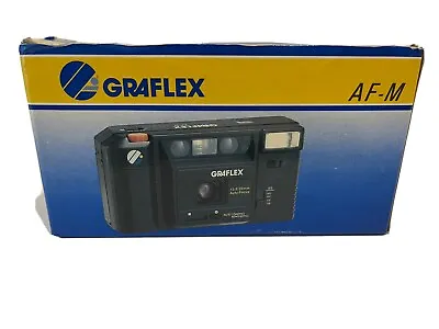 Graflex 35E 35mm Compact Retro Film Camera W/ Flash Working & Tested • $99