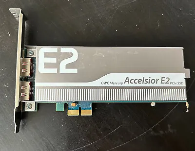 OWC Accelsior E2 PCI-e SSD + ESATA Card For Mac Pro (or PC) - 240GB • £39.99