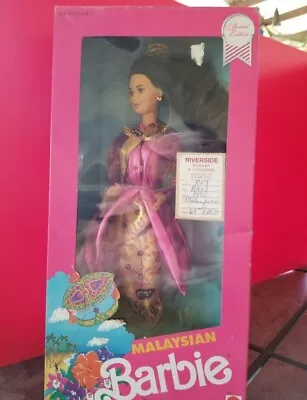 Malaysian Barbie Mattel Dolls Of The World Collection 1990 Nrfb • $22