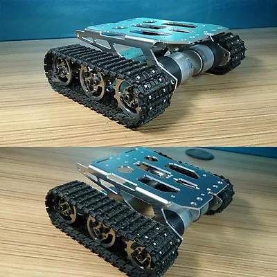 Educational Competition Metal Robot Tank Crawler Chassis For Arduino Hobbyist • $93.95