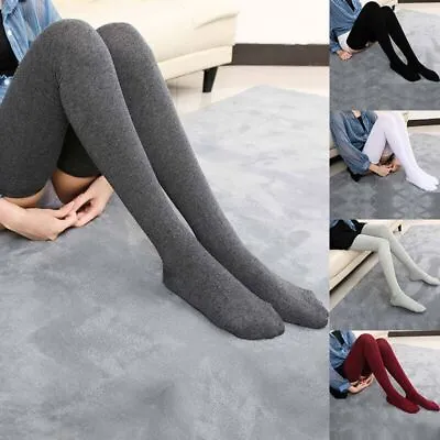 Extra Long Thigh High Over The Knee Socks Cotton Cotton Stockings  Women • £5.78