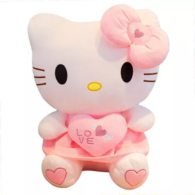 30 Cm Hello Kitty Cartoon Plush Soft Toy Teddy Stuffed Plushie Gift Kids Present • $22.85