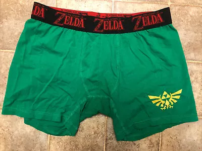 Nintendo Men's L(36-38)  The Legend Of Zelda Boxer Briefs Underwear W/ Emblem • $14.50
