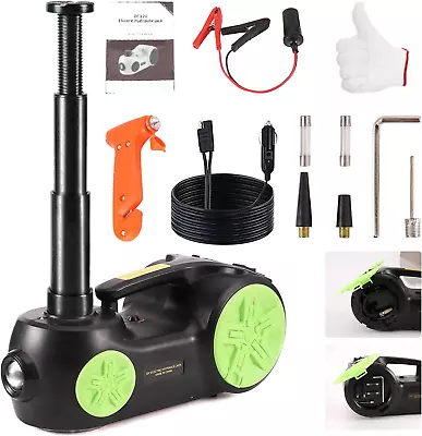 Electric Car Jack Kit 5 Ton 12V Hydraulic Floor Jack With Tire Inflator Pump  • $123.74