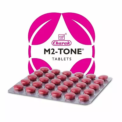 CHARAK M2 TONE Tablet | Herbal Solution For Hormonal Imbalance | FREE SHIPPING • $23.08