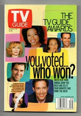 TV Guide Magazine March 3 2001 Elisabeth Shue Michael Weatherly Josh Duhamel • $9.11