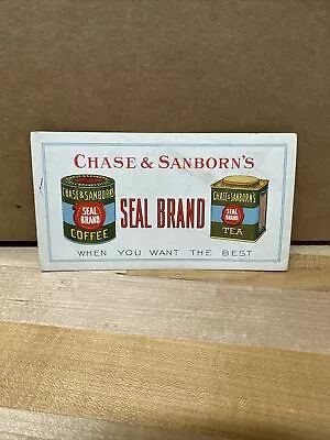 Chase & Sanborn SEAL BRAND COFFEE Vitorian TRADING CARD Can. Box 136 • $12.99