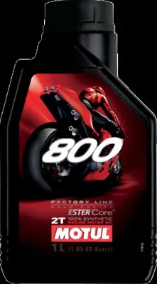 Motul 800 2T Road Synthetic Oil - 1 Liter - 104041 • $29.57