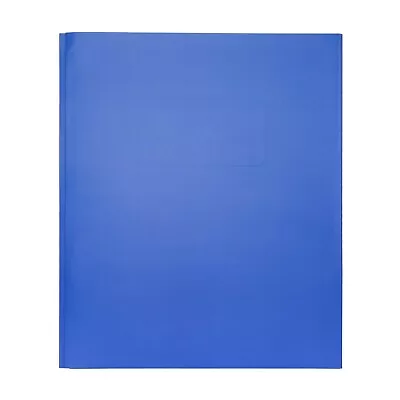 25 Pack Blue Paper 2 Pocket Folders With 3 Metal Prong Fastener Clips  Pen+Gear • $19.99