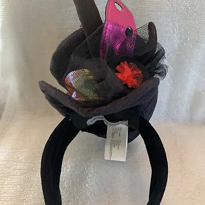 Cirque Du Soleil Black Mini Top Hat With Headband  Cossplay Halloween • $20