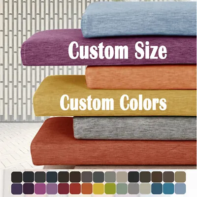 2023 Custom Size Colors 3 Inch Thick Bench Cushion Pads Window Seat Indoor • $131.99