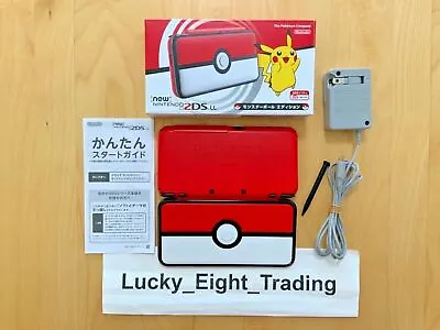 New Nintendo 2DS XL LL Poke Ball Edition Console Box Pikachu Monster [BOX] • $441.12