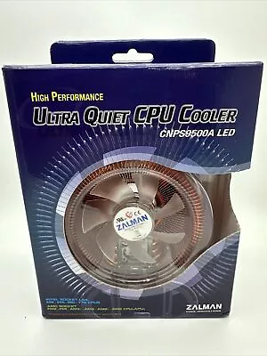 Zalman CNPS9500A LED CPU Cooler Fan Copper Fin Intel Socket 115x 775 AMD AM3 FM2 • $37.99