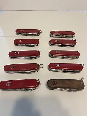 Lot Of 10 Three Layer Swiss Army Knives • $46