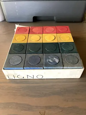 Vintage Spiel Naef Ligno Wooden Blocks Toy Set Educational Montessori Swiss 70s • $149.99