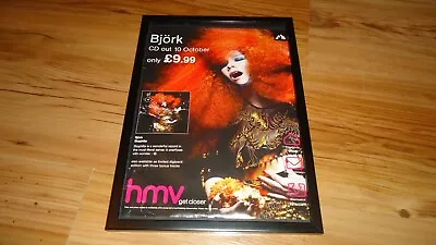 £12 • Buy BJORK Biophilia-framed Original Press Release Promo Advert