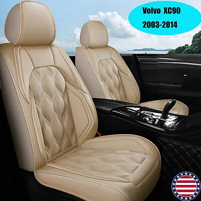 Car 5-Seat Cover Full Set Faux Leather Protector Pad For Volvo  XC90 2003-2014 • $144.89