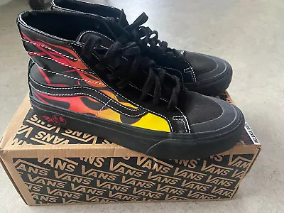 Vans X Drag SK8 Hi 138 Decon Flame Skateboard Shoes Size 7 / Brand New • $130