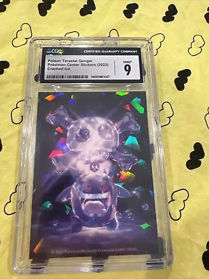 CGC 9 Terrastal Gengar - Terrastal Sticker Pokemon Center 2023 • $39.99