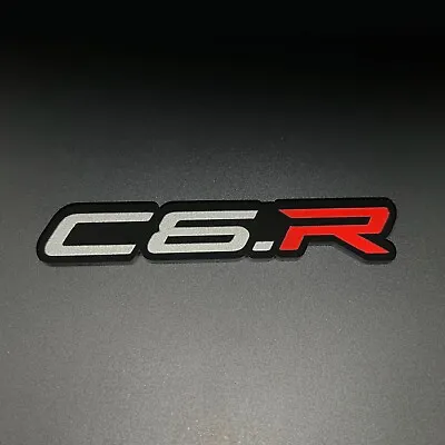 ONE (1) C6.R Emblem Badge Fits Chevy Corvette Racing Vette C6 C-6 Chevrolet Jake • $23.90