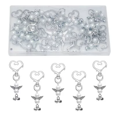 Keychains Lucky Angel Pearl Keychains For Wedding Baptism Girl Guardian • $22.50