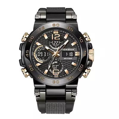 Mens Business Diver Watch Luxury Sport Chronograph Military Waterproof Design  • £19.99