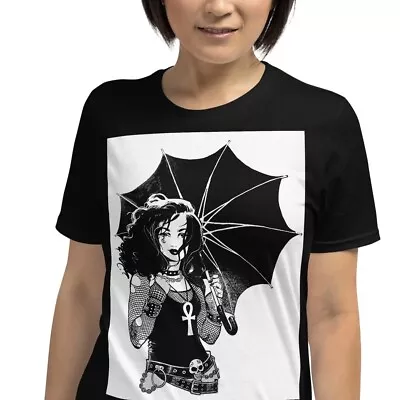 Sandman Death Gothic Goth Girl Short-Sleeve Unisex T-Shirt • $20