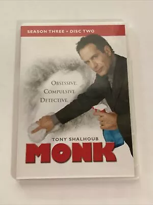 Monk Season 3 Disc 2 And Case Replacement DVD Tested • $3.07