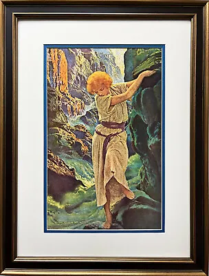 Maxfield Parrish  The Canyon  CUSTOM FRAMED Art Print Life Time Magazine Cover  • $69.99