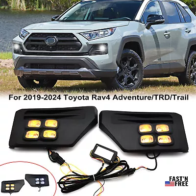 4 Eyes Fog Lights For 2019-2024 Toyota Rav4 Adventure/TRD LED Lamp Double Color • $74.99