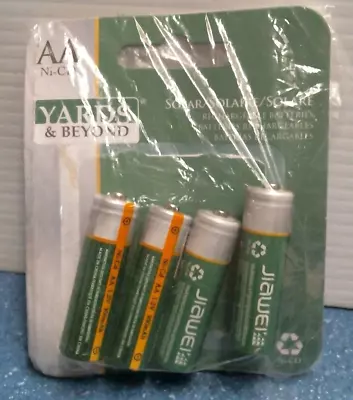 Yards & Beyond Solar AA Rechargeable Batteries   (00643) FS • $12