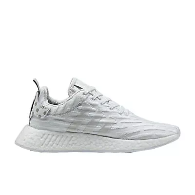 Adidas NMD_R2 Primeknit Lace-Up White Synthetic Womens Trainers BY2245 • $274.98