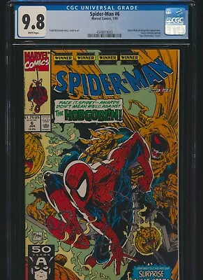 Spider Man 1 Marvel 1990 CGC 9.8 Classic McFarlane Hobgoblin Cover Key NR .99 • $2