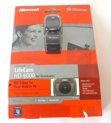 Microsoft HD-6000 FOR Note Books Life Cam  - Free Shipping • $24.99