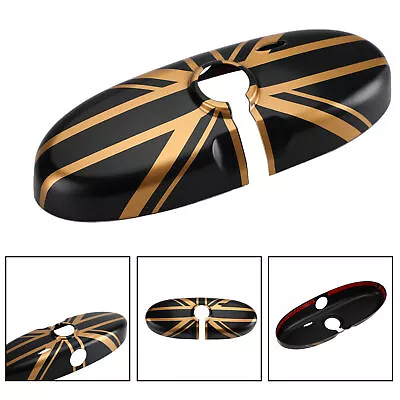 Union Jack UK Flag Rear View Mirror Cover For MINI Cooper R55 R56 R57 F8 • $21.62