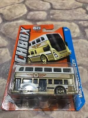 Matchbox 60th Anniversary MBX Adventure City Two Story Bus. 2012. NIB • $4.25