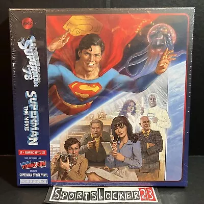 Superman The Movie OST Mondo NYCC 2XLP & Graphic Novel Limited Edition X/500 NEW • $248.88