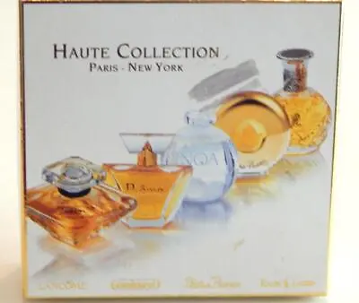Haute Collection 5 New Mini Perfume Bottles Set Noa Tresor Poeme Safari Picasso • $30
