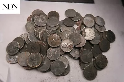 50x 1943 P/D/S Steel Lincoln Penny Cent Lot (1 Roll) - 50 Coins • $14.95