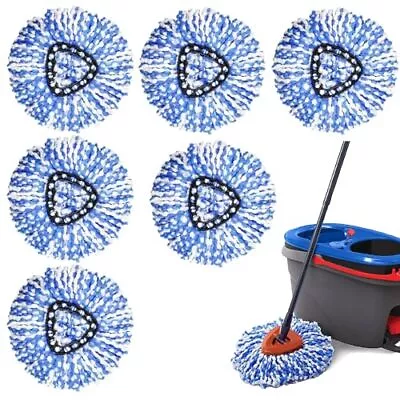 6 Pack Spin Mop Replacement Heads Compatible With Ocedar RinseClean 2 Tank Mo... • $22.19