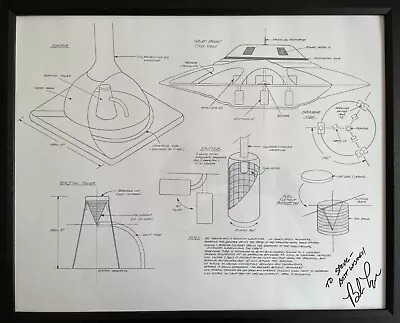 Ufo 8.5x11 Autograph Signed Photo Area 51 Bob Lazar Flying Saucer Poster Reprint • $12.12