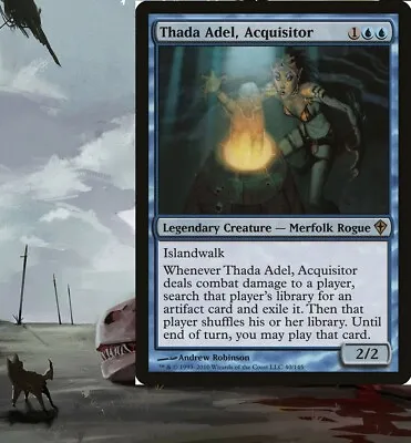 Thada Adel Acquisitor Commander Deck Artifact THEFT Magic EDH Ready-to-Play • $228.99