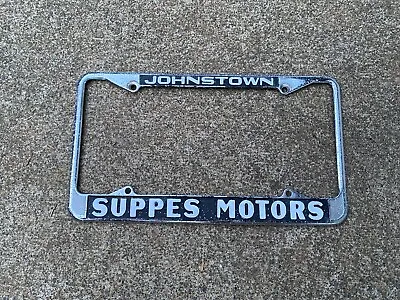 VTG Johnstown Pennsylvania PA Volkswagen VW Suppes Dealer License Plate Frame • $79