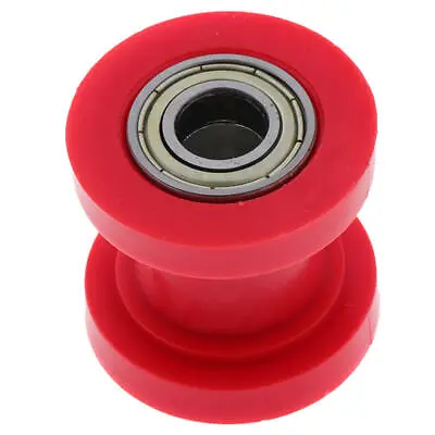 6 Sets Of 10mm Idler Pulley Red Chain Tensioner Roller For Bicycle Bike • £5.81