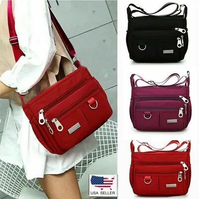 Ladies Messenger Cross Body Bag Women Shoulder Over Holiday Travel Handbag Bags • $13.01