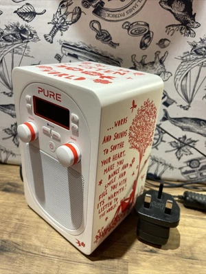 £59.99 • Buy Pure D2 X Rob Ryan DAB Radio Bluetooth White Red